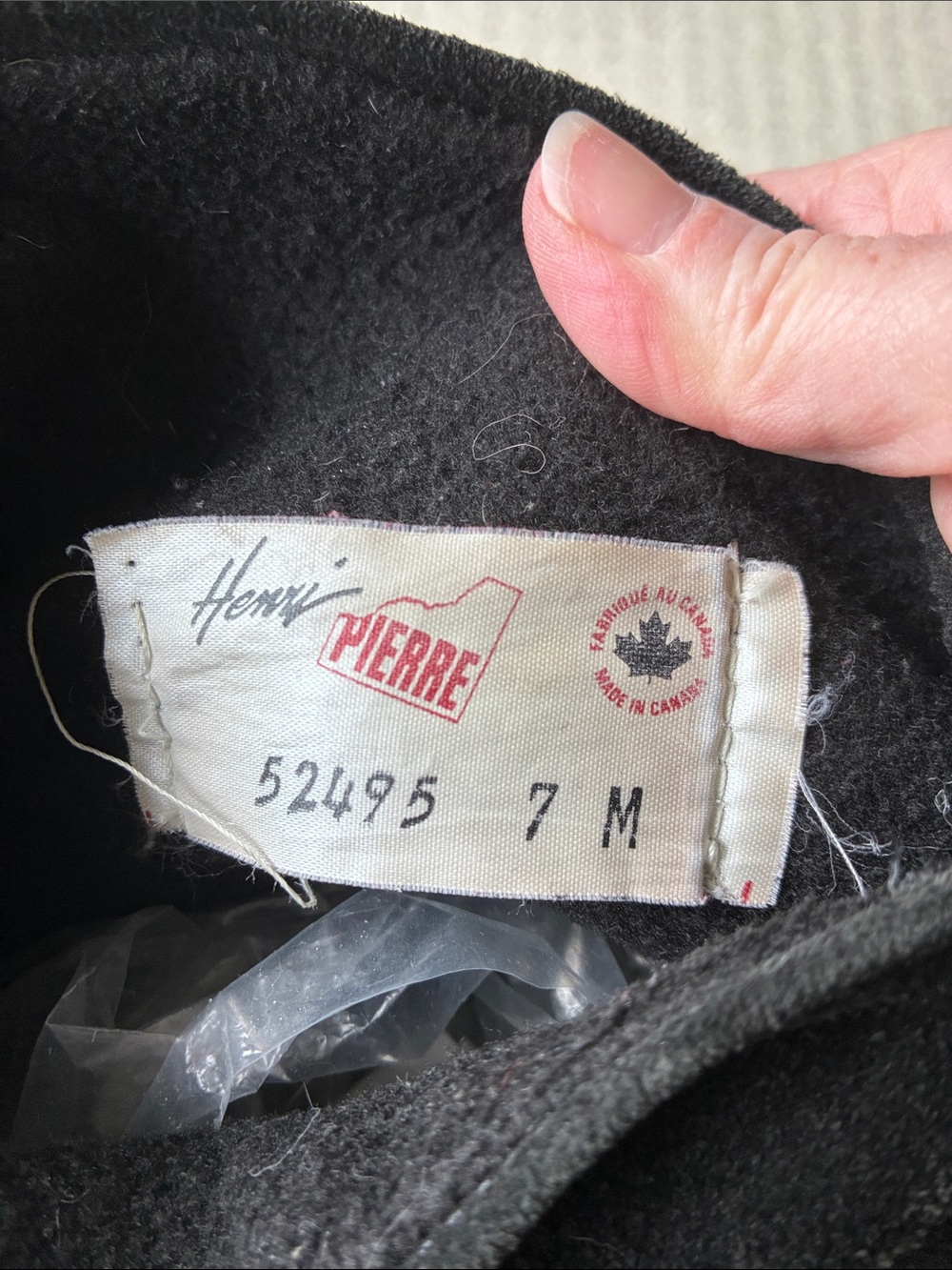 Vintage Henri Pierre Women's Black Suede Tall Slouch Boots Size 7 Made in Canada - Picture 8 of 12